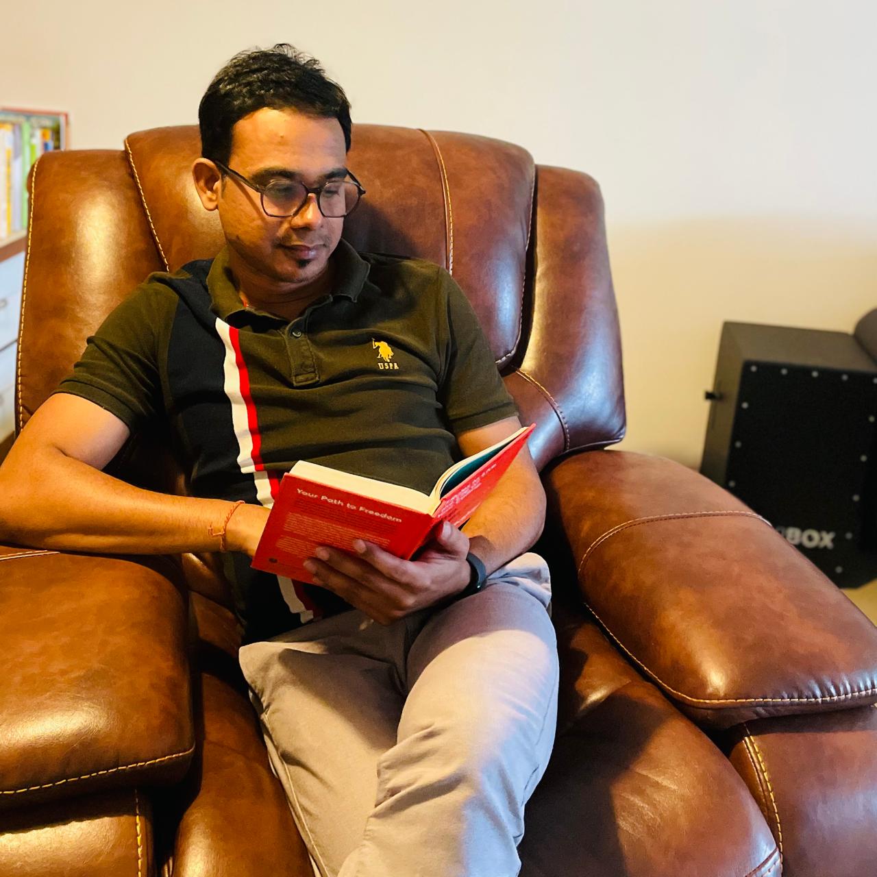 Satyabrat reading